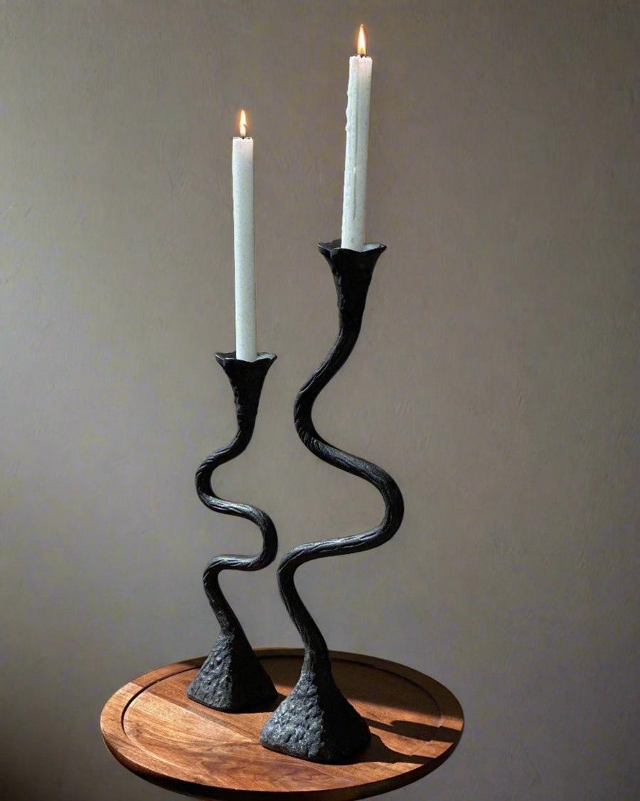 Suri Candle Holders (Set of 2) - Bellari Home