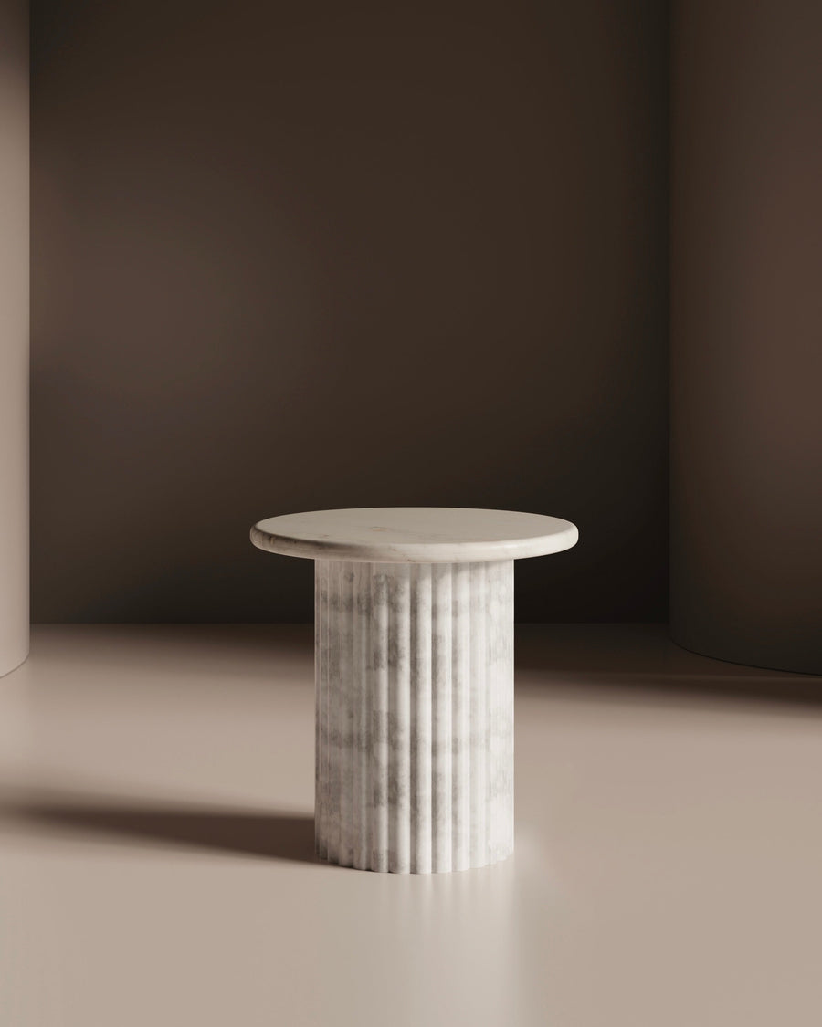 Waverly Marble End Table - Bellari Home