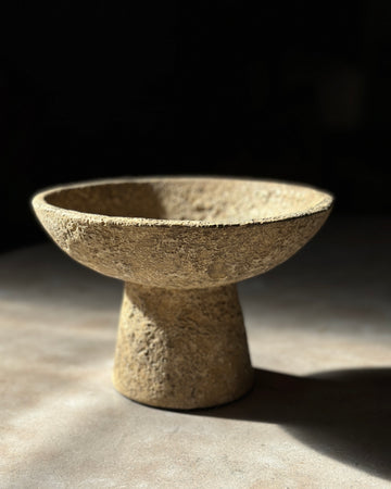 Sand Pedestal Bowl - Bellari Home
