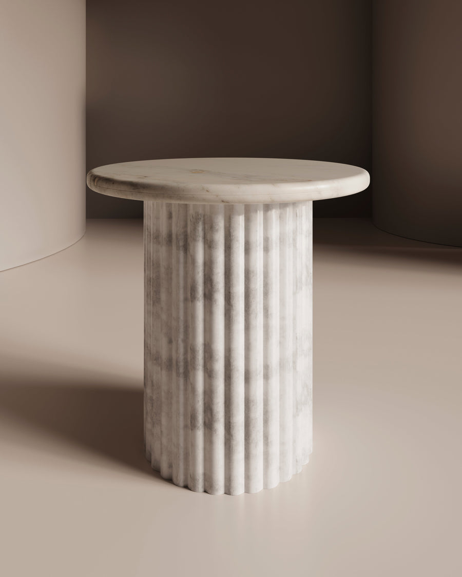 Waverly Marble End Table - Bellari Home